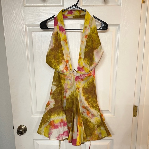 Zara Dresses & Skirts - Zara Multicolor Halter Dress